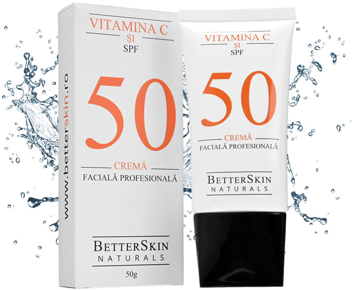 Crema Faciala cu SPF 50 si Vitamina C BetterSkin