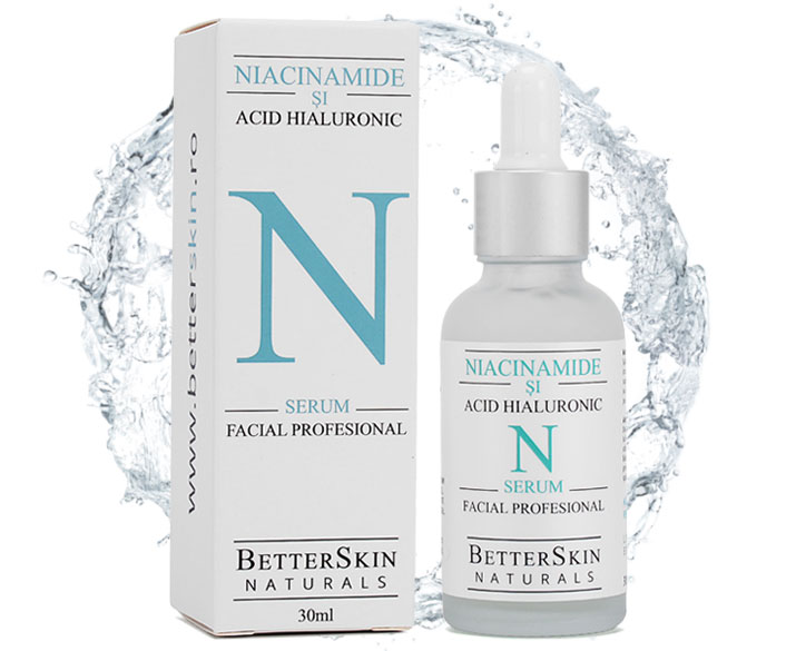 Ser Facial cu Niacinamide si Acid Hialuronic BetterSkin